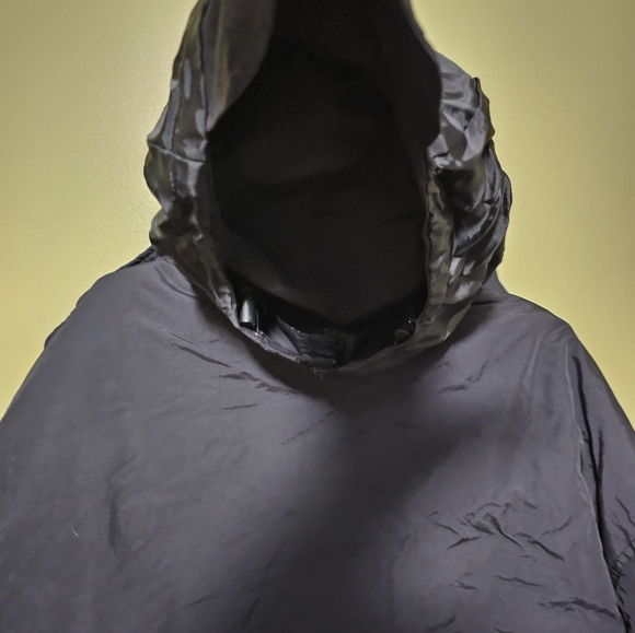 Hartwell Coretech Coat Men's Black Double Zip 5 Pocket Hidden Hood Size Large - Picture 9 of 12